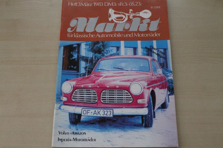 Deckblatt Oldtimer Markt (03/1983)